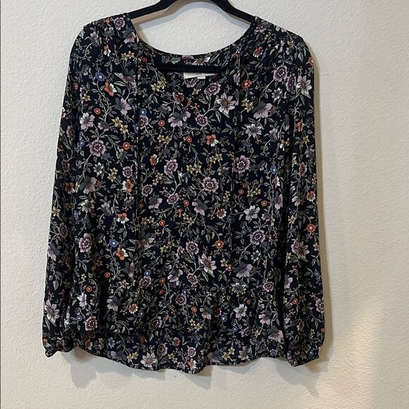 Loft Floral Print Women's Top - Picture 1 of 5